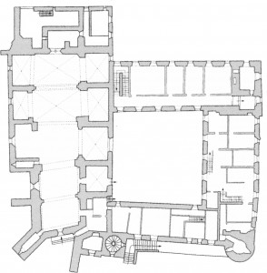 Plan d'etage Abbaye de Pébrac
